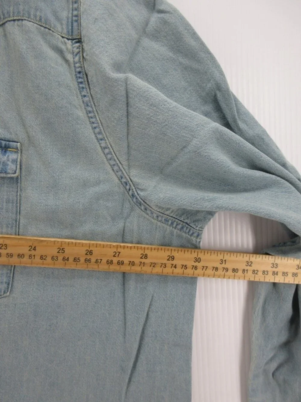 Levis Shirt XXXL Western Pearl Snap Denim Cowboy Rodeo Flap Pockets NEW